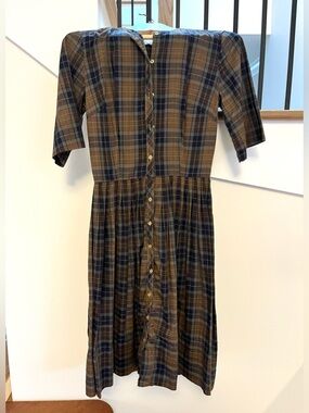 Stone’s Throw Plaid Dress